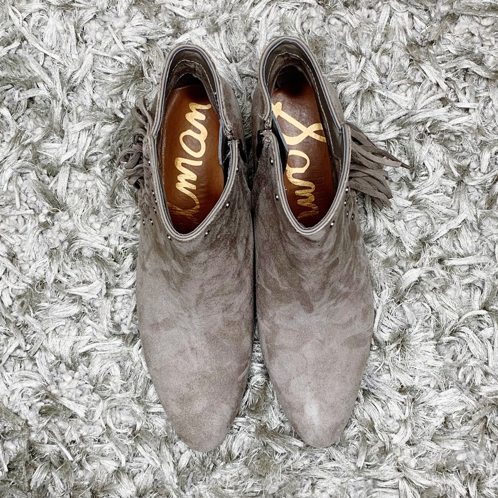 NWB Sam Edelman ‘Rudie’ Studded Fringe Bootie - Picture 2 of 5